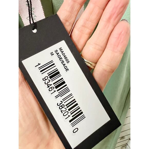 NWT Marchesa Active Remy Long Sleeve Hoodie & Jogger Pants Set Sage Women Size M - Picture 12 of 15